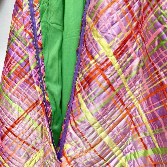 VTG VAN RAALTE 60s TO 70S Quilted‎ House Coat Robe Dressing Gown Sz 8 - Picture 5 of 11